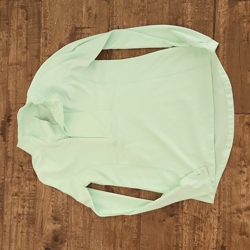 Ladies Hind lightweight fleece lined runners pullover with half zip Medium